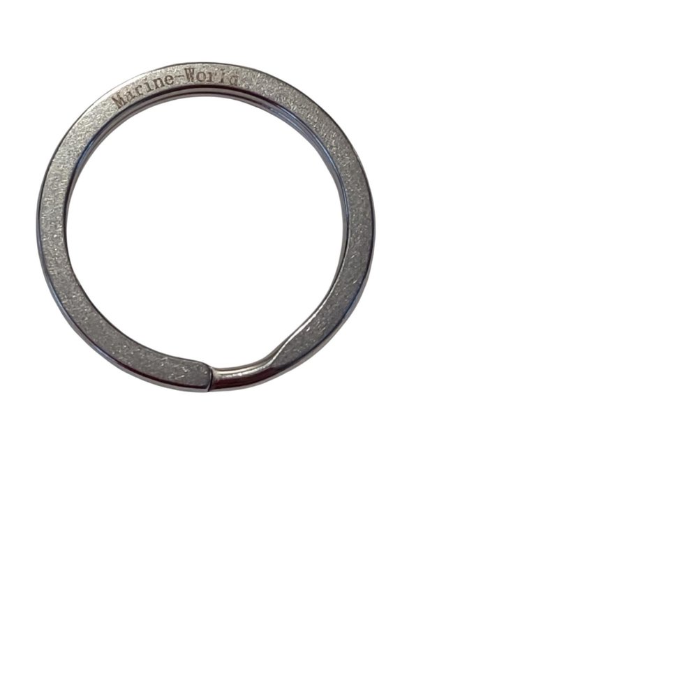 30mm 316 Stainless Steel Key Rings Heavy Duty Split Rings for Scuba Gear 10 Piece