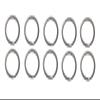 30mm 316 Stainless Steel Key Rings Heavy Duty Split Rings for Scuba Gear 10 Piece view 2