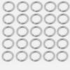 10mm 316 Stainless Steel Key Rings Heavy Duty Split Rings for Scuba Gear 20 Piece view 1