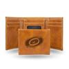 Rico Industries Laser Engraved Trifold Wallet, Carolina Hurricanes, 3.25 x 4-" view 1