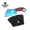 Snake Eye Tactical Heavy Duty Fixed Blade Cleaver Razor Style Hunting Knife w/Nylon Sheath (Wood) view 2