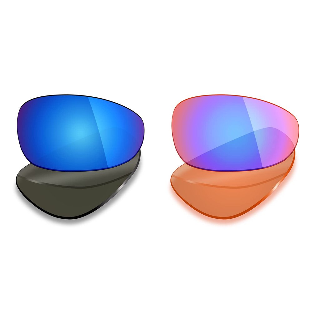 Mryok 2 Pair Polarized Replacement Lenses for Oakley Juliet Sunglass - Options
