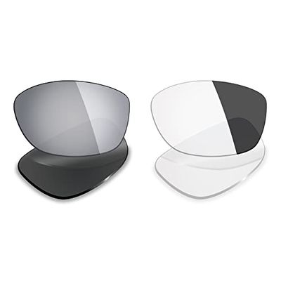 Mryok 2 Pair Polarized Replacement Lenses for Oakley Pit Bull Sunglass - Options