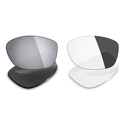 Mryok 2 Pair Polarized Replacement Lenses for Oakley Pit Bull Sunglass - Options