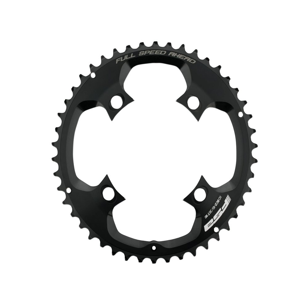 FSA Full Speed Ahead Powerbox Stealth Black Chainring 53T Road Bike Black 53T Double