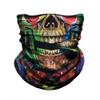 Skull Face Mask Bandanas, Neck Gaiter, Headwear, Magic Scarf, Headband for dust sun wind view 3
