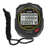 PULIVIA Stopwatch Timer 10 Splits/Laps Digital Stop Watch for Sports, Countdown Alarm Clock Date Memory Recall Large Display, Stopwatch for Coaches PE-Teacher Referee (Black, 100 Splits/laps) view 1