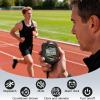 PULIVIA Stopwatch Timer 10 Splits/Laps Digital Stop Watch for Sports, Countdown Alarm Clock Date Memory Recall Large Display, Stopwatch for Coaches PE-Teacher Referee (Black, 100 Splits/laps) view 2