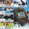 PULIVIA Stopwatch Timer 10 Splits/Laps Digital Stop Watch for Sports, Countdown Alarm Clock Date Memory Recall Large Display, Stopwatch for Coaches PE-Teacher Referee (Black, 100 Splits/laps) view 3