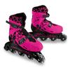 Mondo 28514 Toys Line Adjustable Inline Skates-PVC Wheels-Roller Boys/Girls-Size M/mis. 33/36-28514, Solid, Rosanero, M view 1