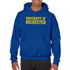 AH01 - University of Rochester Yellowjackets Basic Block Hoodie - Medium - Royal view 2