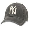 AMERICAN NEEDLE New York Black Yankees Historic Negro League Team Archive Baseball Cap Adjustable Buckle Strap Dad Hat (44747A-NBY-BLK) view 1