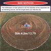 Cast Fishing Net with Aluminum Frame, 0.8 inch Mesh, 7.8-13.8 ft Diameter view 3