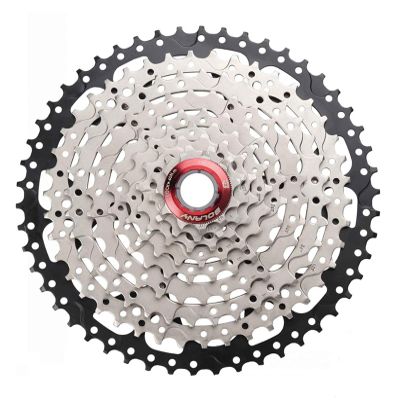 BOLANY 8-9-10-11-12 Speed Cassette 11-32T 11-36T 11-40T 11-42T 11-46T 11-50T 11-52T Wide Ratio MTB Bicycle Part Freewheel Sprocket (10 Speed 11-46T)