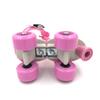 Kid's Children's Adjustable Speed Quad Roller Skates Shoes (Pink) view 3
