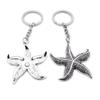 1 Item Metal Keychain Keyring Key Tags Chains Rings Jewelry Bag Charms ZB5O1 Sea Star Starfish view 1