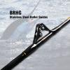Fiblink 1-Piece/2-Piece Saltwater Offshore Heavy Trolling Rod Big Game Roller Rod Conventional Boat Fishing Pole with Roller Guides (2-Piece,Length: 7,30-50LB) view 2
