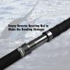 Fiblink 1-Piece/2-Piece Saltwater Offshore Heavy Trolling Rod Big Game Roller Rod Conventional Boat Fishing Pole with Roller Guides (2-Piece,Length: 7,30-50LB) view 4
