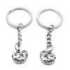 50 Items Metal Keychain Keyring Key Tags Chains Rings Jewelry Bag Charms W5OA2 Chinese Zodiac Chicken view 1