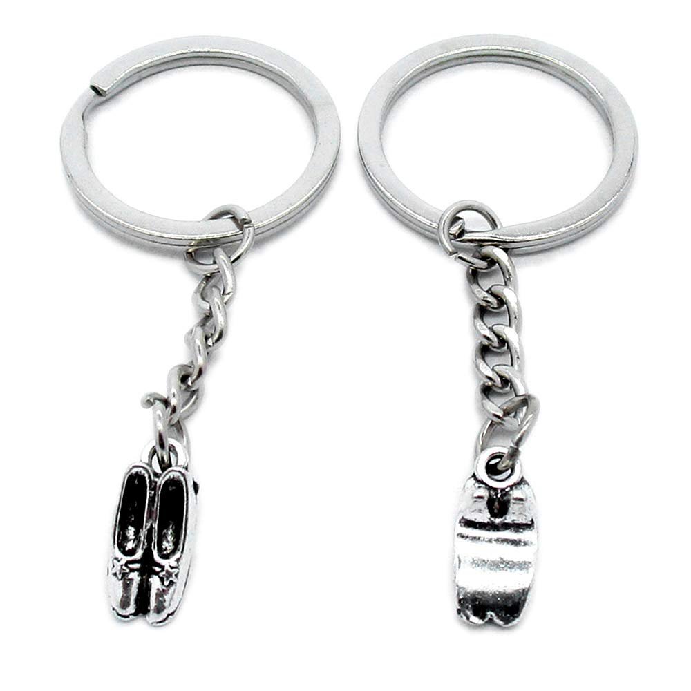 1 Item Metal Keychain Keyring Key Tags Chains Rings Jewelry Bag Charms Y7TI3 Cloth Shoes