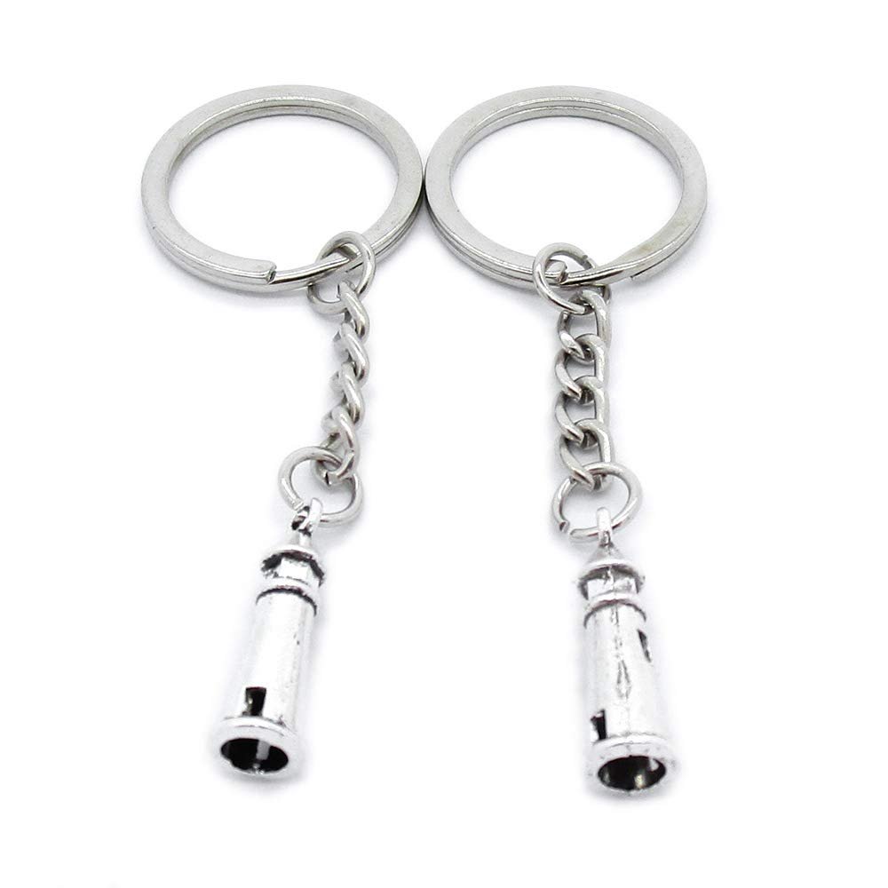 1 Item Metal Keychain Keyring Key Tags Chains Rings Jewelry Bag Charms WD8X3 Lighthouse