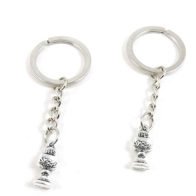 1 Item Metal Keychain Keyring Key Tags Chains Rings Jewelry Bag Charms S4RW7 Trophy