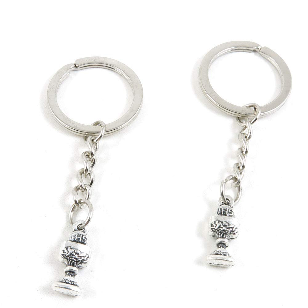 1 Item Metal Keychain Keyring Key Tags Chains Rings Jewelry Bag Charms S4RW7 Trophy