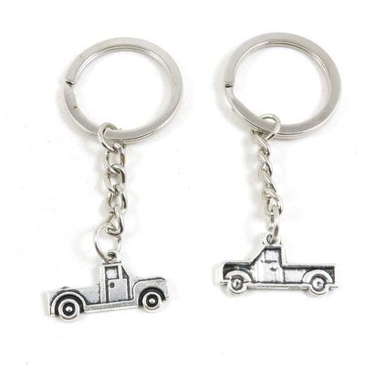 1 Item Metal Keychain Keyring Key Tags Chains Rings Jewelry Bag Charms M6ID7 Truck Car