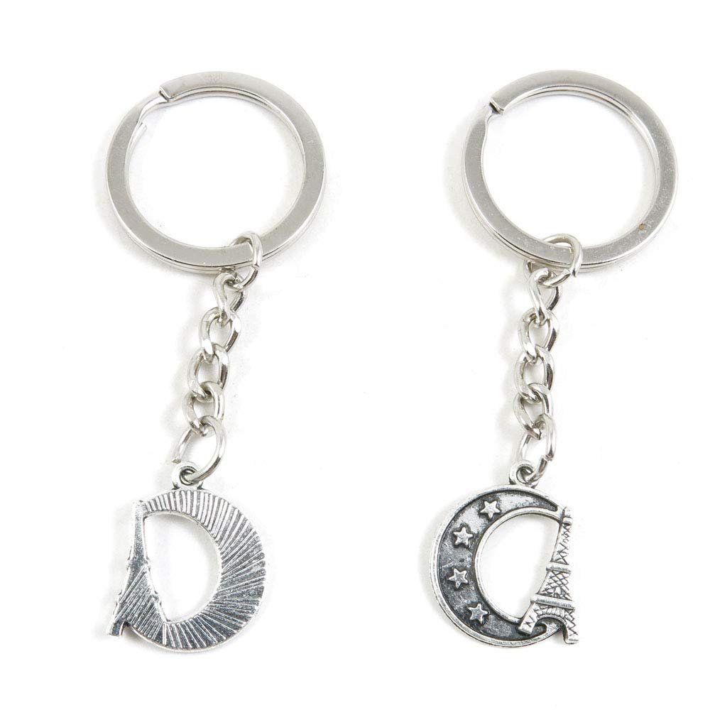 1 Item Metal Keychain Keyring Key Tags Chains Rings Jewelry Bag Charms U3ZQ4 Paris Eiffel Tower