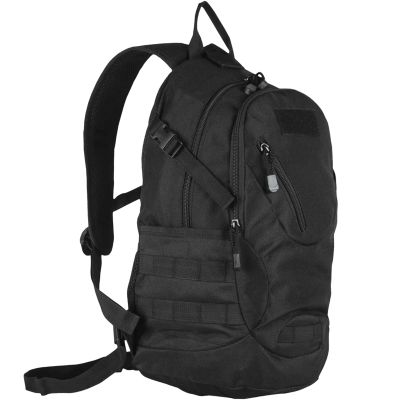 Fox Outdoor Products Scout MOLLE Day Pack | Compact 20L Tactical Backpack with Hydration Sleeve for EDC, Hiking & Outdoor Use, Black