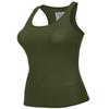 NE PEOPLE Womens Tank Top Sleeveless Racerback Basic Stretch Comfy Slim Fitted Ribbed Knit Tops T Shirt NEWT386 Army Green XL view 2
