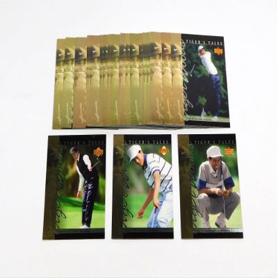 Upper Deck 2001 Tiger's Tales 30 Card Complete Set Tiger Woods Golf Trading Cards