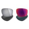 Mryok 2 Pair Polarized Replacement Lenses for Oakley Sliver F Sunglass - Options view 1