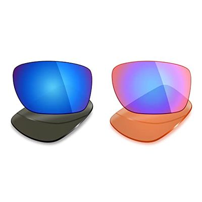 Mryok 2 Pair Polarized Replacement Lenses for Oakley Turbine Sunglass - Options
