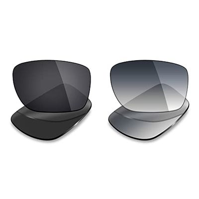 Mryok 2 Pair Polarized Replacement Lenses for Oakley Turbine Sunglass - Options