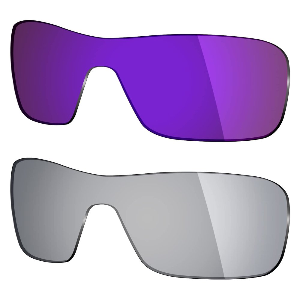 Mryok 2 Pair Polarized Replacement Lenses for Oakley Turbine Rotor Sunglass - Options