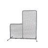 Skywalker Sports Baseball and Softball Pitching Screen | Batting Practice Equipment | 7ft Black L Screen with UV Treated Net and Steel Frame view 1