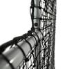 Skywalker Sports Baseball and Softball Pitching Screen | Batting Practice Equipment | 7ft Black L Screen with UV Treated Net and Steel Frame view 3