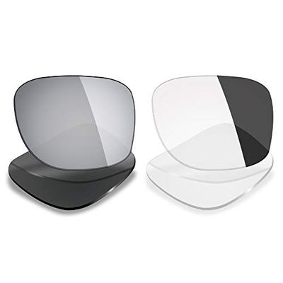 Mryok 2 Pair Polarized Replacement Lenses for Oakley Big Taco Sunglass - Options