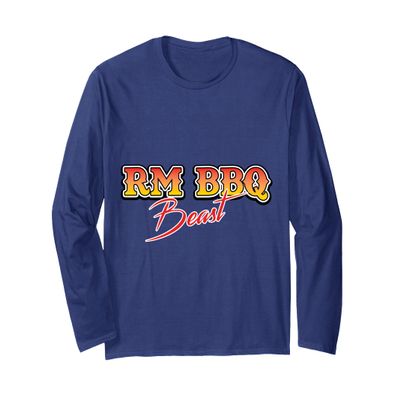 Run BBQ beast word logo long sleeve Long Sleeve T-Shirt