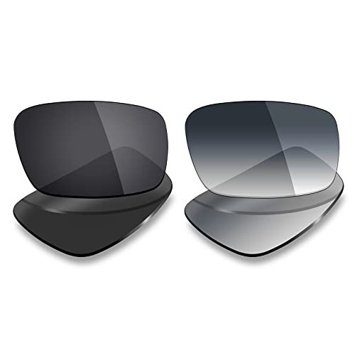 Mryok 2 Pair Polarized Replacement Lenses for Oakley Crankshaft Sunglass - Options