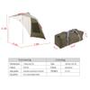 PlayDo Waterproof Teardrop Trailer Awning Portable Car SUV Awning Tent Sun Shelter Canopy for Camping 4 Persons (White/Green) view 3