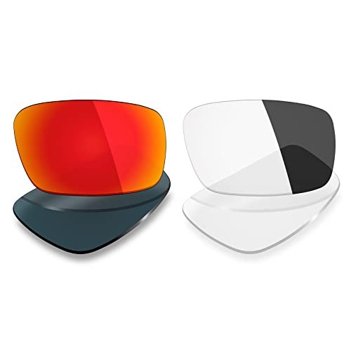 Mryok 2 Pair Polarized Replacement Lenses for Oakley Crankshaft Sunglass - Options