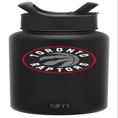 Simple Modern Officially Licensed NBA Toronto Raptors Water Bottle with Straw Lid | Vacuum Insulated Stainless Steel 32oz Thermos | Summit Collection | Toronto Raptors
