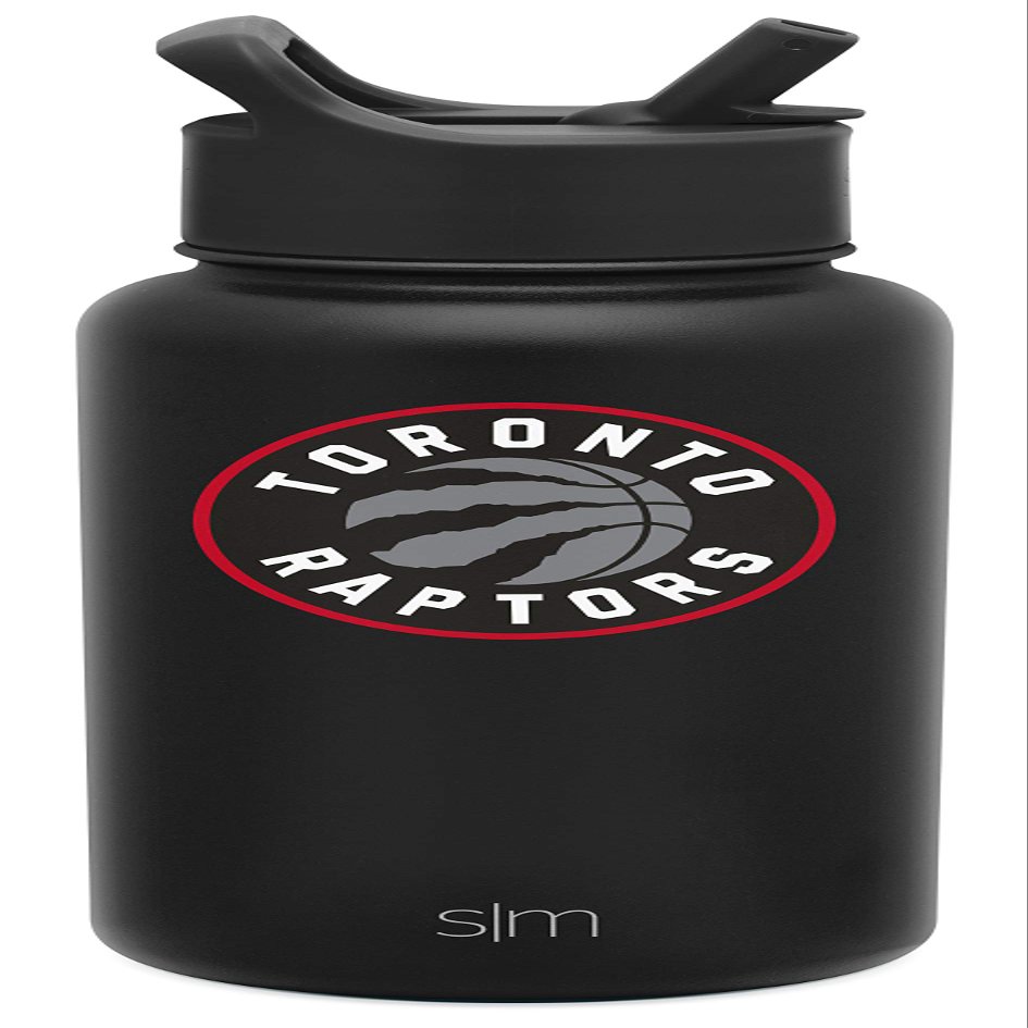 Simple Modern Officially Licensed NBA Toronto Raptors Water Bottle with Straw Lid | Vacuum Insulated Stainless Steel 32oz Thermos | Summit Collection | Toronto Raptors