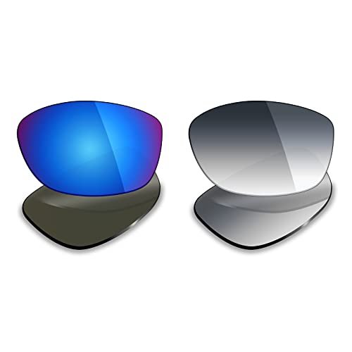 Mryok 2 Pair Polarized Replacement Lenses for Oakley Pit Bull Sunglass - Options