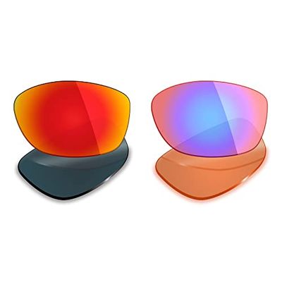 Mryok 2 Pair Polarized Replacement Lenses for Oakley Pit Bull Sunglass - Options
