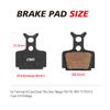 2 Pairs Resin Disc Brake Pads for Formula R1 RX R1R FR R0 The One Mega C1 CR3 T1 view 3