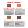 2 Pairs Resin Disc Brake Pads for Formula R1 RX R1R FR R0 The One Mega C1 CR3 T1 view 4