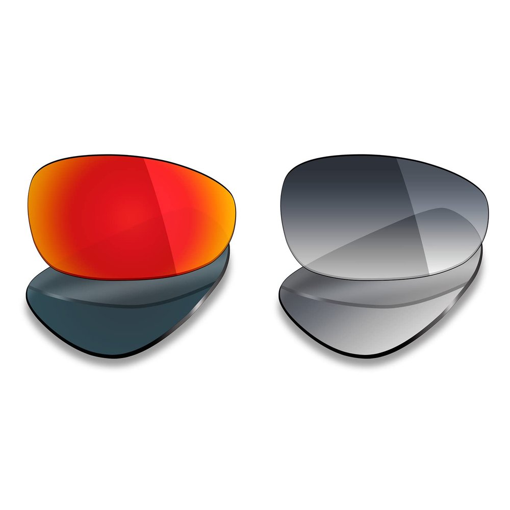 Mryok 2 Pair Polarized Replacement Lenses for Oakley Juliet Sunglass - Options